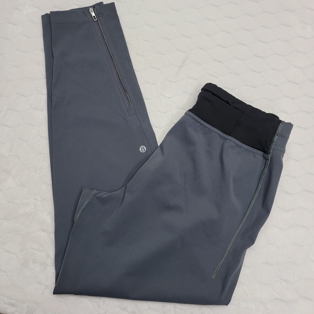 Lululemon Surge Hybrid Pant Mens M/L Medium/Large Grey Running Athletic Jogger